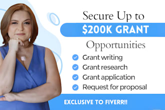 write grant proposal grant application