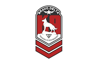 design talented vibrant dog training logo