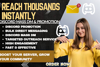 do discord mass dm crypto promotion and direct message to your discord server
