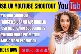 do organic youtube videos shoutout to over 350k targeted active audiences