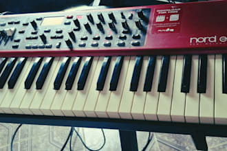 record, piano, strings,moog, rhodes for you