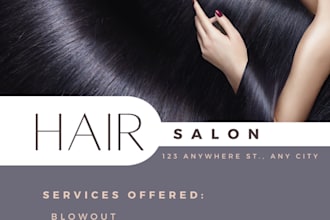 design professional flyers, brochures, and promotional materials