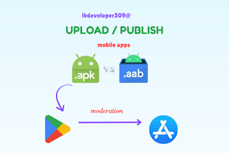 upload and moderate mobile app