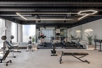 renew 3d gym center,spa,3d salon design,hallway model,pool render,sport facility