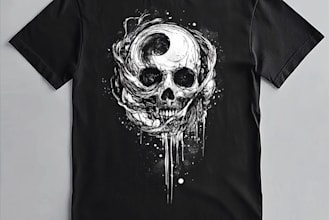 draw custom christian t shirt design