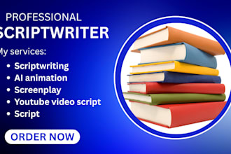 do youtube scriptwriting short movie video script ai animation for your story