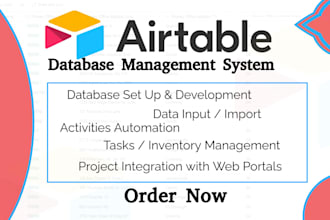 create and automate custom airtable databases for your business