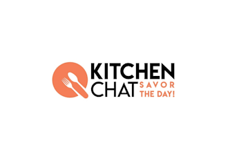 create a modern creative kitchen restaurant logo design