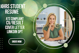 edit and ehance student graduate cv or resume in 24hrs