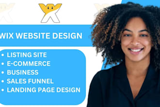 wix website design, wix website redesign, wix website development