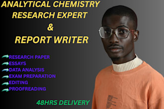 do expert research in analytical chemistry for gr 4 to 12