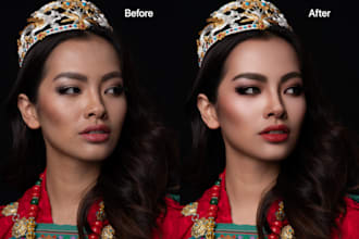 do high end beauty and fashion retouching