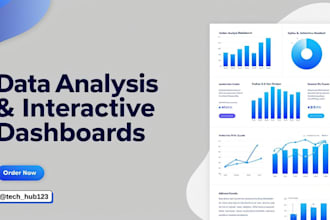 do data analysis visualization dashboard in excel power bi tableau google sheets
