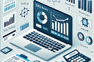 do quickbooks and zoho books setup and management