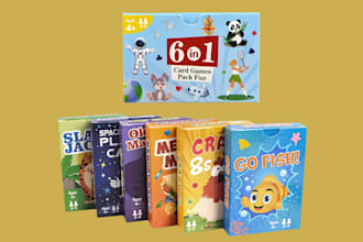 design custom playing cards board game flash cards card game design