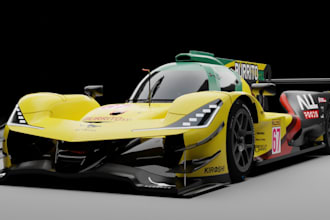 craft custom realistic exterior car design, sport car racing car, fivem, 3ds max
