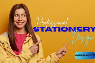 design corporate stationery, letterhead, business cards, stationery design