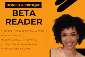 be your romance beta reader alpha reader scific or fantasy novel beta reader