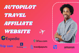 create autopilot travel affiliate website with travelpayouts for passive income