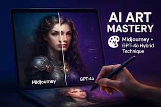 create cinematic ai art portraits with midjourney and gpt4o