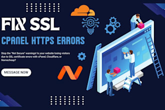 fix SSL certificate cpanel https errors with any hosting cloudflare namecheap