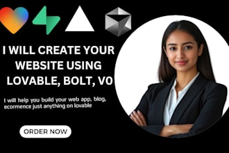 build high performing website and web app using lovable dev and bolt new ai