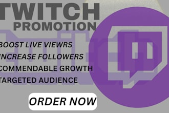 promote your twitch live stream boost twitch live viewers and followers