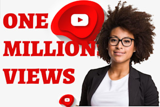 do organic youtube video promotion to over million people monetization views