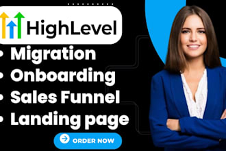 do gohighlevel sales funnel, landing page, survey, onboarding, and migration