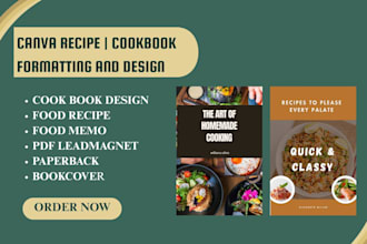 write design KDP cookbook recipe book food recipe cooking recipes recipe ebook
