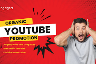 do best youtube promotion for organic views with  google ads