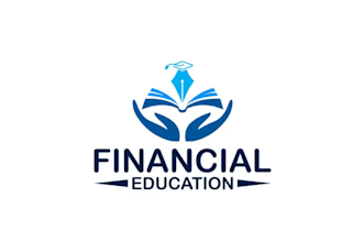 design amazing classic education logo with new concept