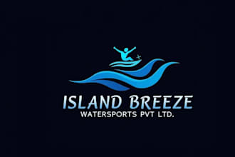 create professional and specially island logo design