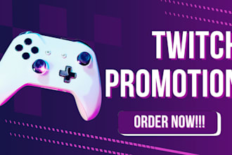 promote your twitch live stream boost twitch live viewers