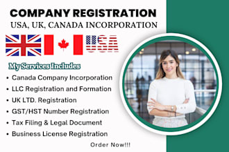 do effortless canada company incorporation, UK ltd, llc, gst hst, legal document