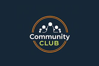 create professional and specially comunity club logo design