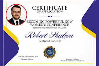 make award and degree certificates design, make CV,amazing resume design