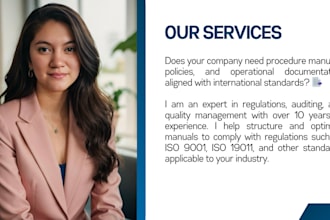 author and review operating procedures and manuals