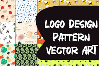 create seamless pattern designs for fabric, textile etc