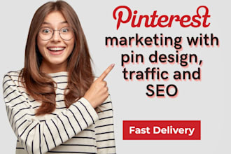 do pinterest SEO optimized marketing with pin design and boards