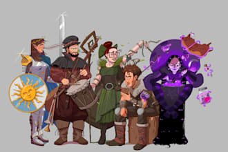 draw your dungeons and dragons characters