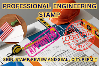do pe stamp, architectural stamp, mep stamp, city permit for chicago, arizona