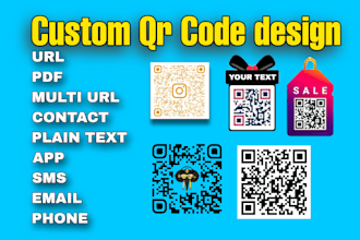 costume qr code generate with costume style, frame, shape