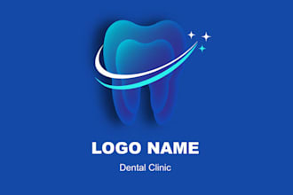 create modern dental logo for your business