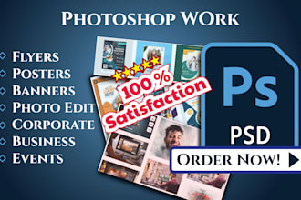 beauty spa business corporate flyer, poster, banners, photo edit in photoshop