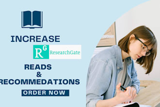 increase your readers and recommendations in researchgate