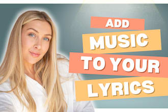 put music on your lyrics music production try once