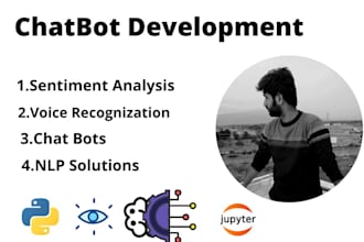 custom nlp,chatbots,sentiment analysis,voice recognization