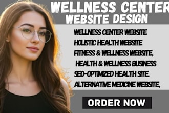 wellness center website holistic health site yoga studio site SEO and wordpress