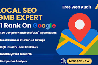 do local SEO to rank your website and gmb on google